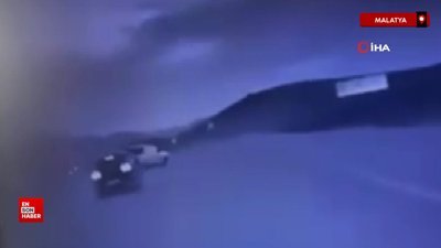 Malatya'daki 1 kişinin öldüğü kazanın kamera görüntüleri