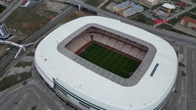 Sivas 4 Eylül Stadı Sivasspor-Fenerbahçe maçına hazırlanıyor