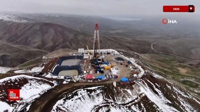 Van'da petrol arayışı: 200 tonluk dev sondaj kulesi kuruldu