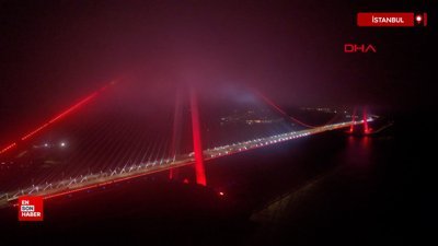 Yavuz Sultan Selim Köprüsü’ndeki eşsiz sis manzarası