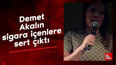 Demet Akalın programında sigara içenlere sert çıktı