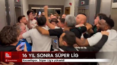 Kocaelispor, Süper Lig'e yükseldi