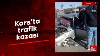 Kars'ta trafik kazası