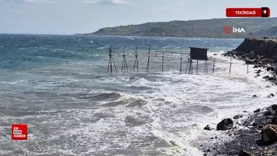 Marmara'da şiddetli poyraz etkili oluyor
