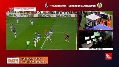 Süper Lig'de 33. haftanın VAR kayıtları yayınlandı