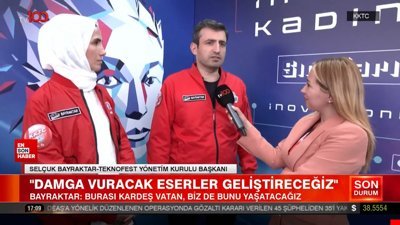 Selçuk Bayraktar ve eşi Sümeyye Erdoğan Bayraktar tv100'e konuştu