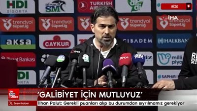 İlhan Palut: Gerekli puanları alıp bu durumdan sıyrılmamız gerekiyor