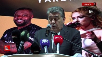 Serdal Adalı, Malatya'da yardım gecesine katıldı