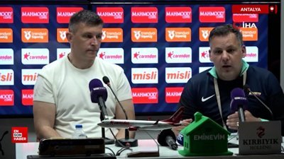 Sergej Jakirovic: Aldığımız 1 puanla tatmin olmamız gerekiyor