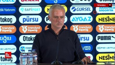 Mourinho: Oynadığımız maç belirleyici olarak herhangi bir şey değildi