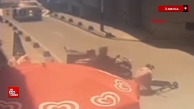 İstanbul Silivri’de motorsiklet ile skuterin çarpıştığı kaza