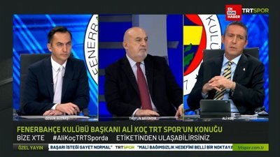 Ali Koç: Ben tribünde olsaydım, yönetime destek olurdum