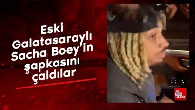 Eski Galatasaraylı Sacha Boey'in şapkasını çaldılar