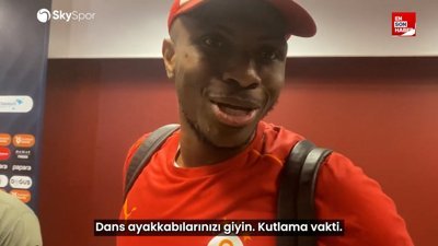 Victor Osimhen'den şampiyonluk mesajı: Dans ayakkabılarınızı giyin