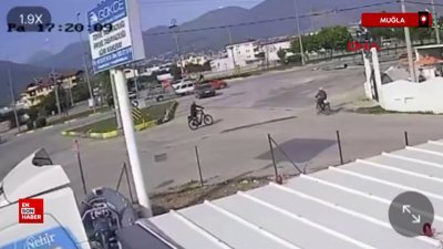 Muğla’da iki otomobilin çarptığı kaza