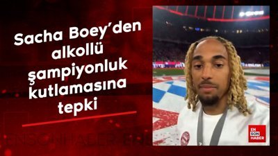 Sacha Boey'den alkollü şampiyonluk kutlamasına tepki
