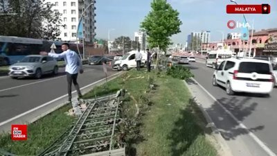 Malatya'da 5 araçlı zincirleme kaza meydana geldi