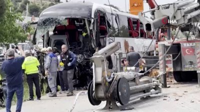Çanakkale’deki trafik kazasının güvenlik kamerası görüntüleri