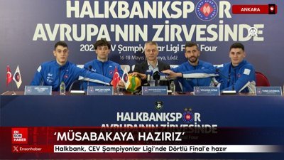 Halkbank, CEV Şampiyonlar Ligi'nde Dörtlü Final'e hazır