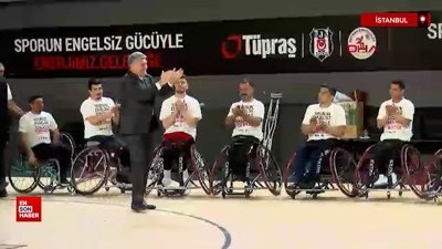 Beşiktaş ve Batman basketbol takımları farkındalık için sahaya çıktı