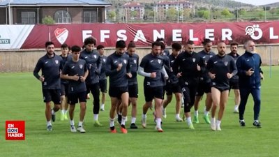 Play-off maçlarına hazırlanan Elazığspor'un hedefi Trendyol 1. Lig'e yükselmek