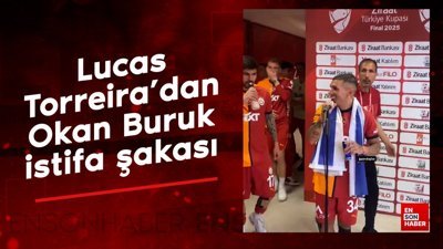 Lucas Torreira'dan 'Okan Buruk istifa' şakası