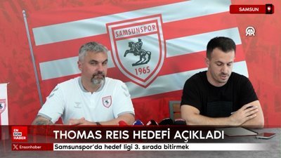 Samsunspor'da hedef ligi 3. sırada bitirmek