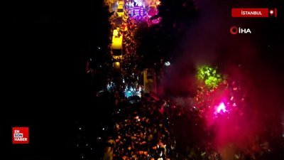 Yurtta Galatasaraylıların şampiyonluk coşkusu