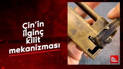 Çin'in ilginç kilit mekanizması