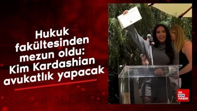 Hukuk fakültesinden mezun oldu: Kim Kardashian avukatlık yapacak