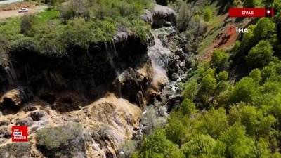Sivas’ta Dipsiz Göl Şelalesi ziyaretçilerini bekliyor