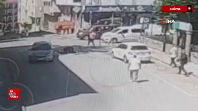 Edirne Keşan'da otomobilin çarptığı yaya ağır yaralandı