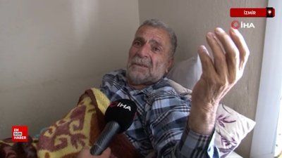 İzmir’de şeker hastası Muzaffer Amca ağlayarak yardım istedi