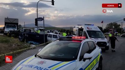 Konya’da kırmızı ışık ihlalinde yaşlı çiftin öldüğü feci kaza