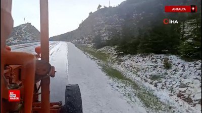 Antalya’ya dolu sürprizi