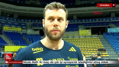 Nicolo Melli: İki maçı da çok iyi oynayarak istediğimizi almış olduk