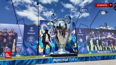 Münih'teki UEFA Şampiyonlar Ligi finali festivaline yoğun ilgi