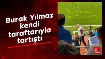 Kasımpaşa Teknik Direktörü Burak Yılmaz, kendi taraftarıyla tartıştı