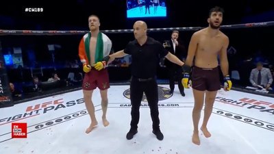 İsrailli rakibini deviren Paddy McCorry, Filistin bayrağı açtı