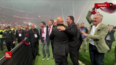 Samsunspor’dan Avrupa kutlaması