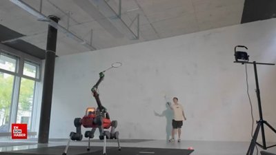 İnsanlarla badminton oynayan robot: ANYmal