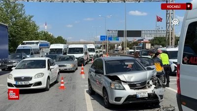 D-100 kara yolunun Kocaeli kesiminde kaza meydana geldi