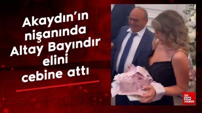 Samet Akaydın'ın nişanında Altay Bayındır, elini cebine attı