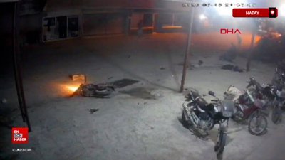 Hatay'da iki motosikletle çarpışan otomobil sürücüsünün kaçtığı kaza
