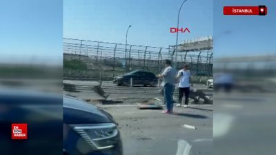 Haliç Köprüsü'nde metrobüs kazası