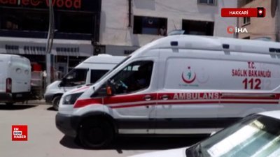 Irak sınırında askeri araç kaza yaptı