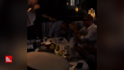 Barış Alper Yılmaz, arkadaşının kafasında tabak kırdı