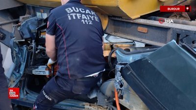 Burdur'da kaza yapan 18 yaşındaki sürücü öldü