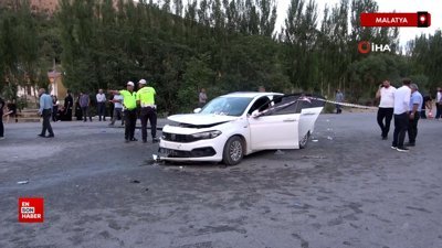 Malatya'da iki araç kafa kafaya çarpıştı