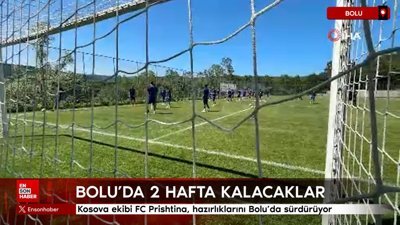 Kosova ekibi FC Prishtina, hazırlıklarını Bolu'da sürdürüyor